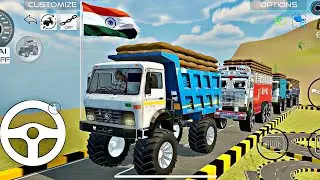 UNLOADING STONE FROM DUMPER 🔥 AND DRIVE LOADED TRUCK 💀 | PLAYING WITH LOADED TRUCK 🔥 #truck #car