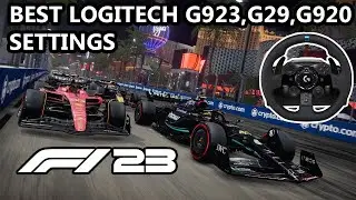 F1 23 Logitech G923 Settings