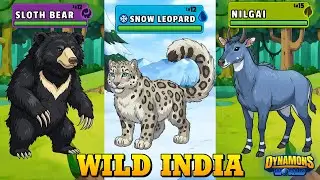 Wild India in Dynamons World! (50 Rare Animals & Birds to Discover)