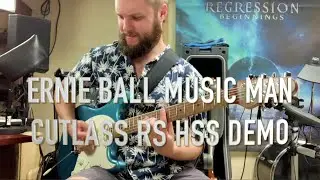 Ernie Ball Musicman Cutlass RS HSS || 60 Second Demos || ZackSeifMusic