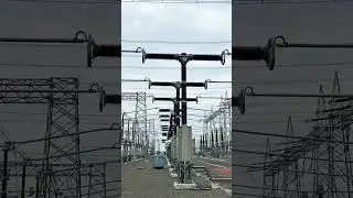 400KV SF6 Type Circuit Breaker #electrical #powersystems #transformers