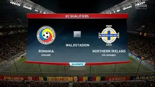 Румыния - Северная Ирландия 7 тур отборочного этапа Чемпионата Европы FIFA 18 PS5
