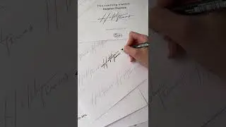 Master a Custom Signature in 1 Hour ✍️ Training Stencil in Action | G-Sign  #signature #caligraphy