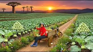 Harvest Kohlrabi To Sell At The Market &ndash; Make Kohlrabi Salad With Pork &ndash; Improve Soil After Harvest