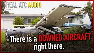 4 Injured in Cessna Skymaster Crash Near Hollywood-North Perry Airport. REAL ATC