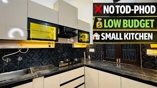 How to make a small kitchen modular | Without any modifications | Low Budget Solution 😱