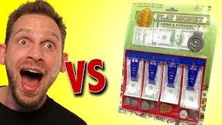 Play Money Coins and Currency Playset Unboxing