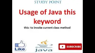 Usage of this keyword in Java