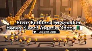 Pixar Mini Builders &ndash; Part 4: Algeria 🇩🇿 | Giant Food 3D Chaos