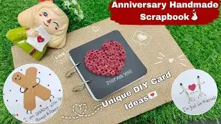 DIY Anniversary Scrapbook album | Anniversary Gift Ideas for Husband | Wedding Handmade scrapbook