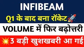 INFIBEAM SHARE LATEST NEWS TODAY । INFIBEAM AVENUES LTD SHARE TARGET #infibeamsharelatestnews