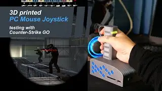 3D printed PC Mouse Joystick testing with Counter-Strike GO