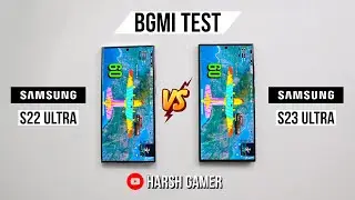 Samsung S23 Ultra vs S22 Ultra Pubg Test, Heating and Battery Test | Shocking Results 😱