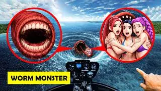 STOP!😱 Our DRONE RECORDED: WORM EATER hunting KPOP DEMON HUNSTERS at 3AM in REAL LIFE!