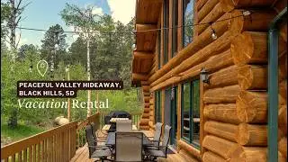 Peaceful Valley Hideaway Cabin 🌲 | Serene Vacation Rental in the Black Hills, South Dakota 🏡✨