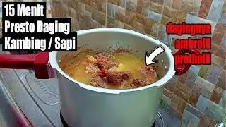 Cuma 15 Menit! Presto Daging Kambing/Sapi
