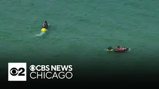 North suburban Chicago beaches closed as lake search underway