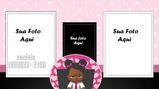 Convite animado Poderosa Chefinha Negra