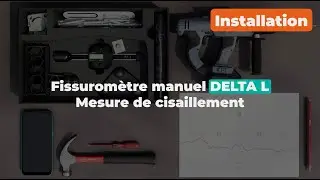 Installation JC1 / JC2 - DELTA L en cisaillement : suivi manuel des fissures