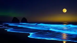 Night Ocean Waves No Music ┇ Deep Dark Sea Sounds for Sleep