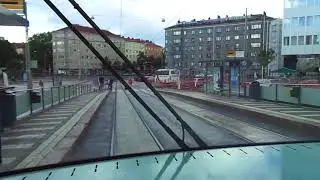 Trams of Helsinki 24: Bombardier Variotram MLRV1 #205 on line 4 (18.07.17)