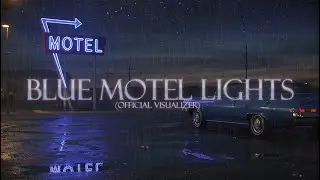 Blue Motel Lights | Official Visualizer  + Lyrics | CC BY | AI Generated Music |