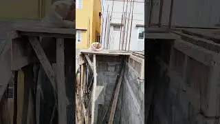 Building centering and shuttering work technique