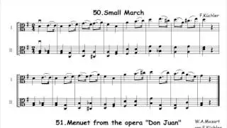 50. Small march for 2 violas