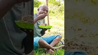 Under the Sun,my Soul Feasts on millet bread,ugandan fufu & Peanut with Fish #viral#shorts