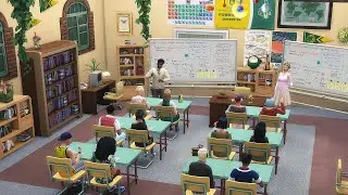 How To Get 12 SIMS In Your Class || The Sims 4: High School Years #shorts