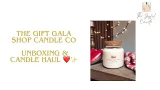 Распаковка и обзор свечей от Gift Gala Shop Candle Co ❤️✨ | @thegiftgalashopcandleco
