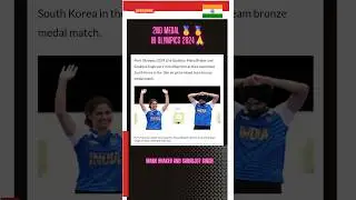 Manu Bhaker and Sarabjot Singh | India's Mixed Team Shines in Air Pistol! 🇮🇳 | Paris 2024 #ytshots