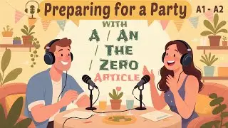 А, Ан, The или Ничего? Изучайте английские артикли, планируя вечеринку | A1-A2 Slow English
