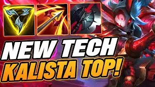 *NEW* KALISTA TOP BUILD IS AN AOE ARMOR SHREDDING MACHINE! - League of legends