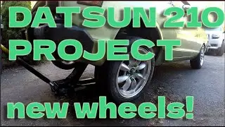 1979 Datsun 210 New Wheels!  Wheel hub stud REPAIR.