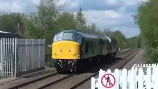 DELTIC 55018 LEADS 0Z55 CONVOY AT HARTLEBURY 010517