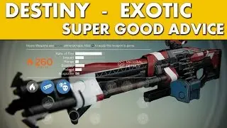 Destiny - How to get Super Good Advice Heavy Machine Gun