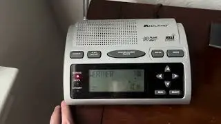 NOAA weather radio flash flood warning and aerial flood advisory for my county on Wxk27 mist EAS ￼￼