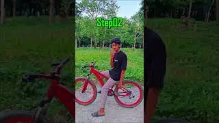 Do wheelie in easy 3 step  #brakeoffrider #cyclelife #stunt