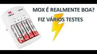 Bateria recarregável MOX é boa? teste