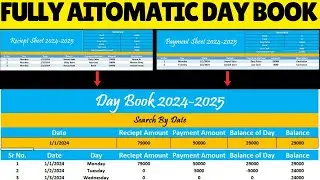 How to Make Fully Automatic Day Book Report in Excel