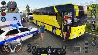 Bus Simulator Ultimate #4 Indian Police Check Point! Bus Games - Gameplay IOS Android