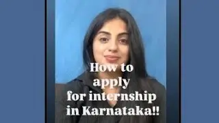 How to apply for internship in Karnataka after passing FMGE #fmge