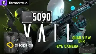 VAIL! VR's Best PvP! Double bHaptics Quad Views DFR & C$ Exfil Zone 5090 #vr #quest3 #pimax Crystal