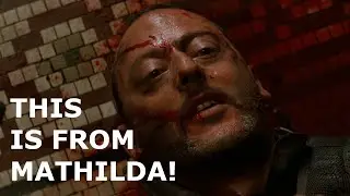 This is from Mathilda (L&eacute;on's death scene) - L&eacute;on: The Professional (1994)