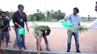 Baahubali Team Plant Trees for Haritha Haram | Prabhas | Rana | #HarithaHaram | SocialNew.XYZ