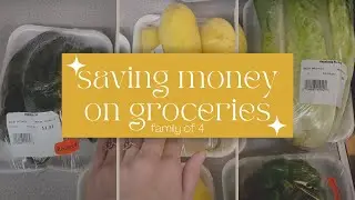 How Our Family of 4 Saves Money On Groceries || Shopping Clearance Foods