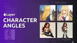 How to create different character angles to guide AI video | Layer