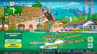 Fortnite Final Week in Springfield, Time to Complete Any Remaining Quests and Level Up!