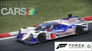 Project Cars Vs Forza Motorsport 6 : Toyota TS040 @ Spa Francorchamps Comparison